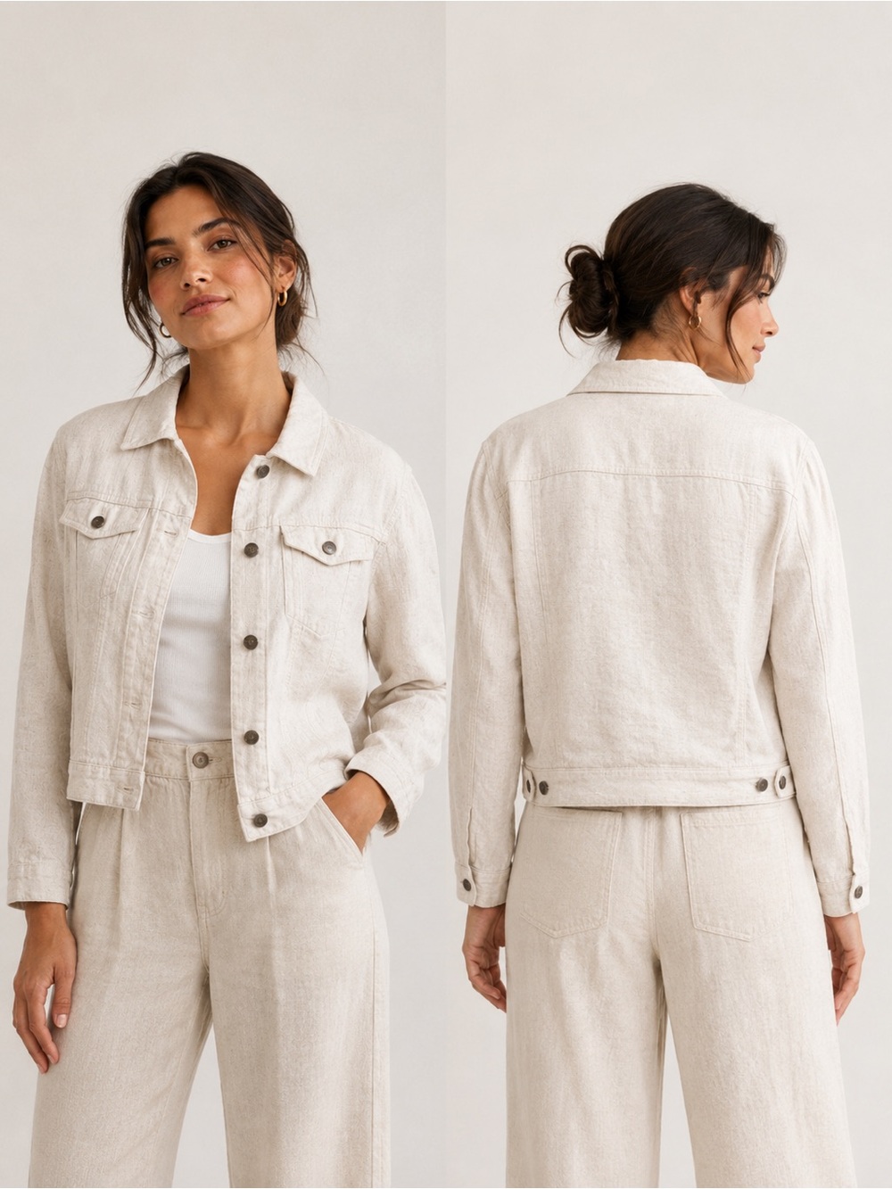 🎉LAST PIECE🎉JONES NewYork Linen Jean
Jacket (RESTOCKED)